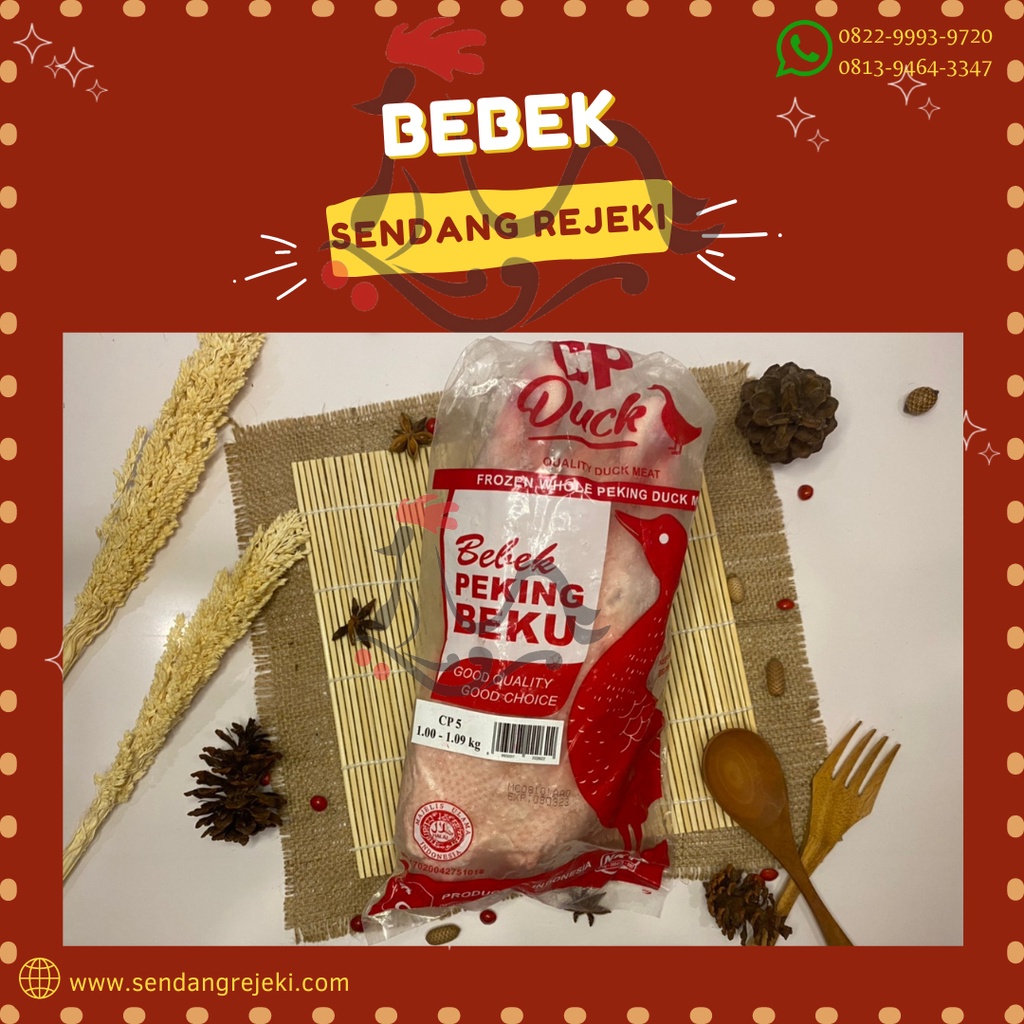 

Bebek Peking Ukuran 1.5 kg (Beku)