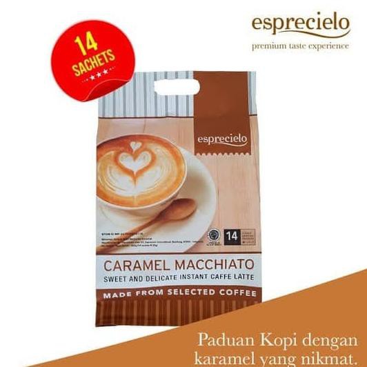 

(BISA COD) ESPRECIELO CARAMEL MACHIATO ECOBAG ( ISI 14 SACHET ) EKSLUSIF Kode 34