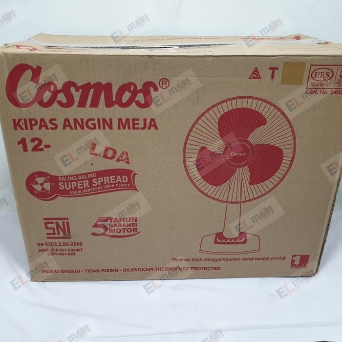 Kipas angin meja Cosmos 12&quot; 12LDA / 12 LDA - desk fan 12 inch