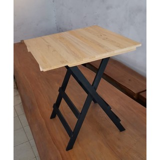 Meja Lipat Kayu  60x60 Tinggi 70 Shopee Indonesia