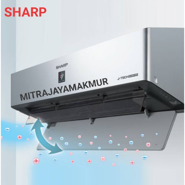 HARGA MURAH Ac Sharp 1.5pk AH- XP13VXY WIFI J-Tech Inverter Plasmacluster
