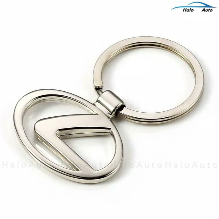 Gantungan Kunci Mobil Lexus Keychain Key Chain Emblem Logo 3D Chrom