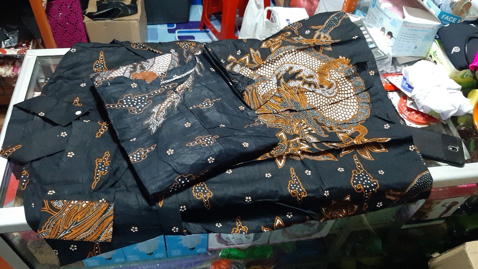 Batik Couple_maora Sania Ruffle Batik Couple Ori Ndoro Jowi Dnt Couple Gamis Kemeja Panjang Rp 120rb