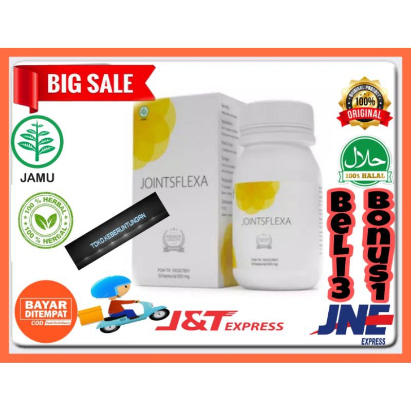 JOINTSFLEXA ASLI 100% ORIGINAL OBAT SENDI TULANG OTOT NYERI KAKU