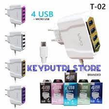 CHARGER BRANDED 4 USB 5IN1