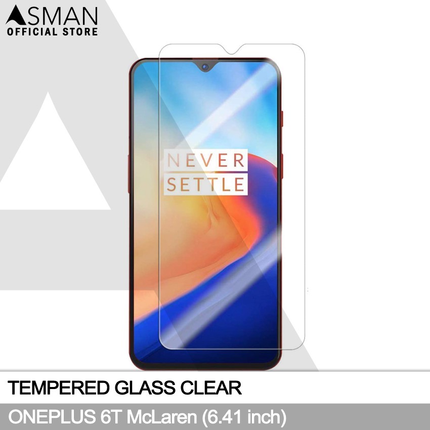 Tempered Glass OnePlus 6T McLaren (6.41&quot;) | Anti Gores Pelindung Layar Kaca - Bening