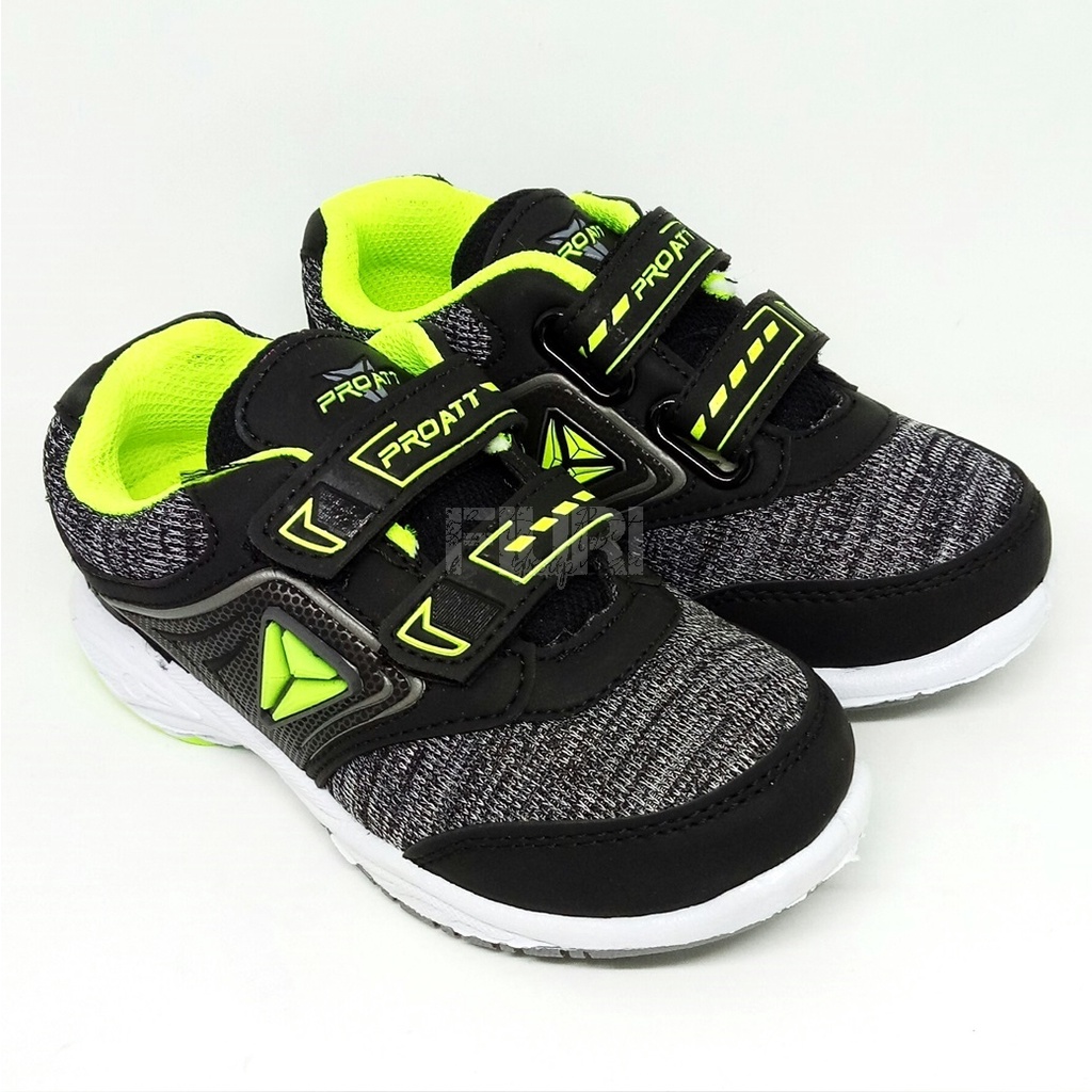 FIURI - PRO ATT ORIGINAL - KST 001 PEREKAT 28-31 LIME - SEPATU KETS ANAK LAKI-LAKI - SEPATU SNEAKERS ANAK - SEPATU OLAHRAGA SPORT ANAK BALITA COWOK KANVAS PEREKAT - SEPATU CASUAL PEREKAT ANAK KECIL - SEPATU SEKOLAH HITAM ANAK LAKI-LAKI PAUD TK SD MURAH