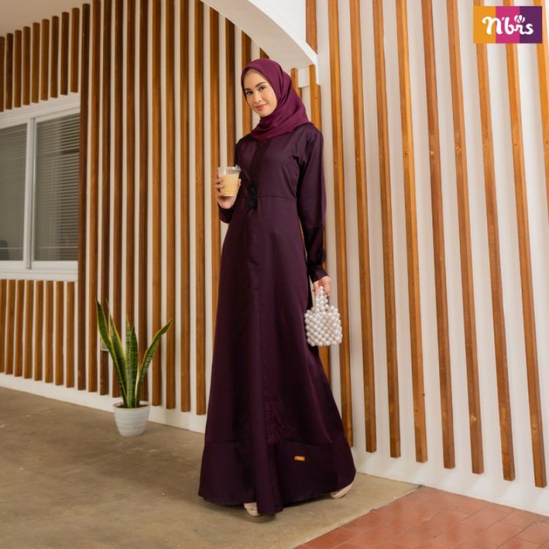 BAJU GAMIS TERBARU 2021 / GAMIS NIBRAS NB B29 / NB B 40 GAMIS NIBRAS / GAMIS SIMPLE ELEGAN / DRESS M