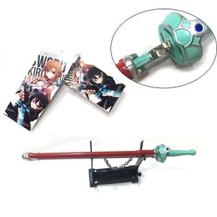 gantungan kunci replika pedang anime sword art online asuna