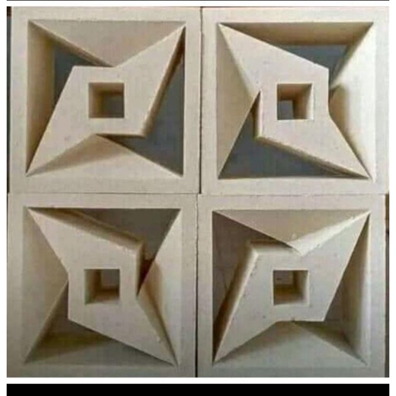 roster modern/roster minimalis/roster beton/roster baling-baling putih new