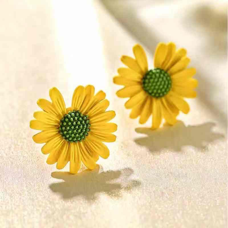 Anting Stud Bentuk Bunga Daisy G-Dragon Gaya  Untuk Wanita