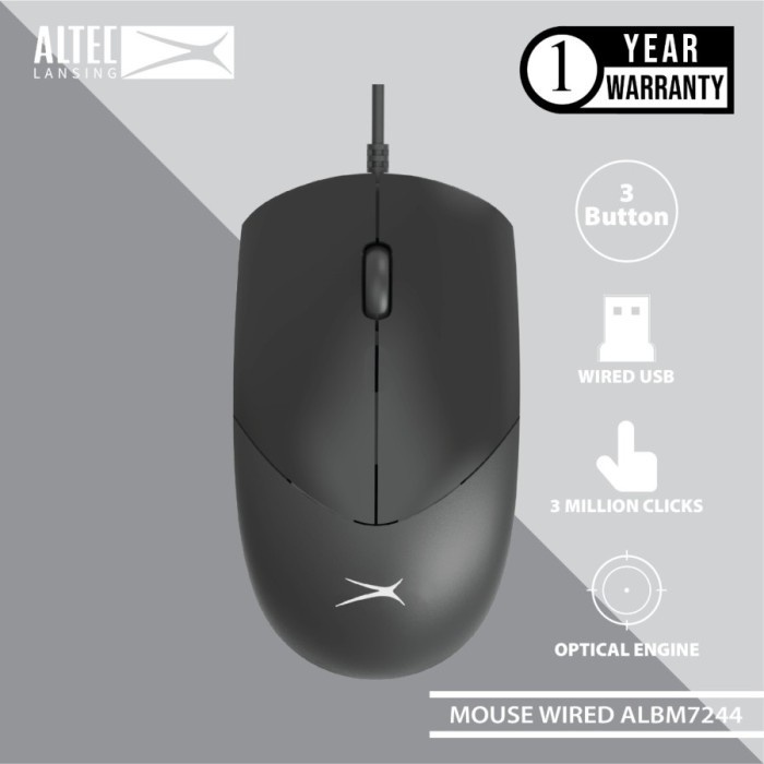 Altec Lansing Mouse Wired ALBM7244