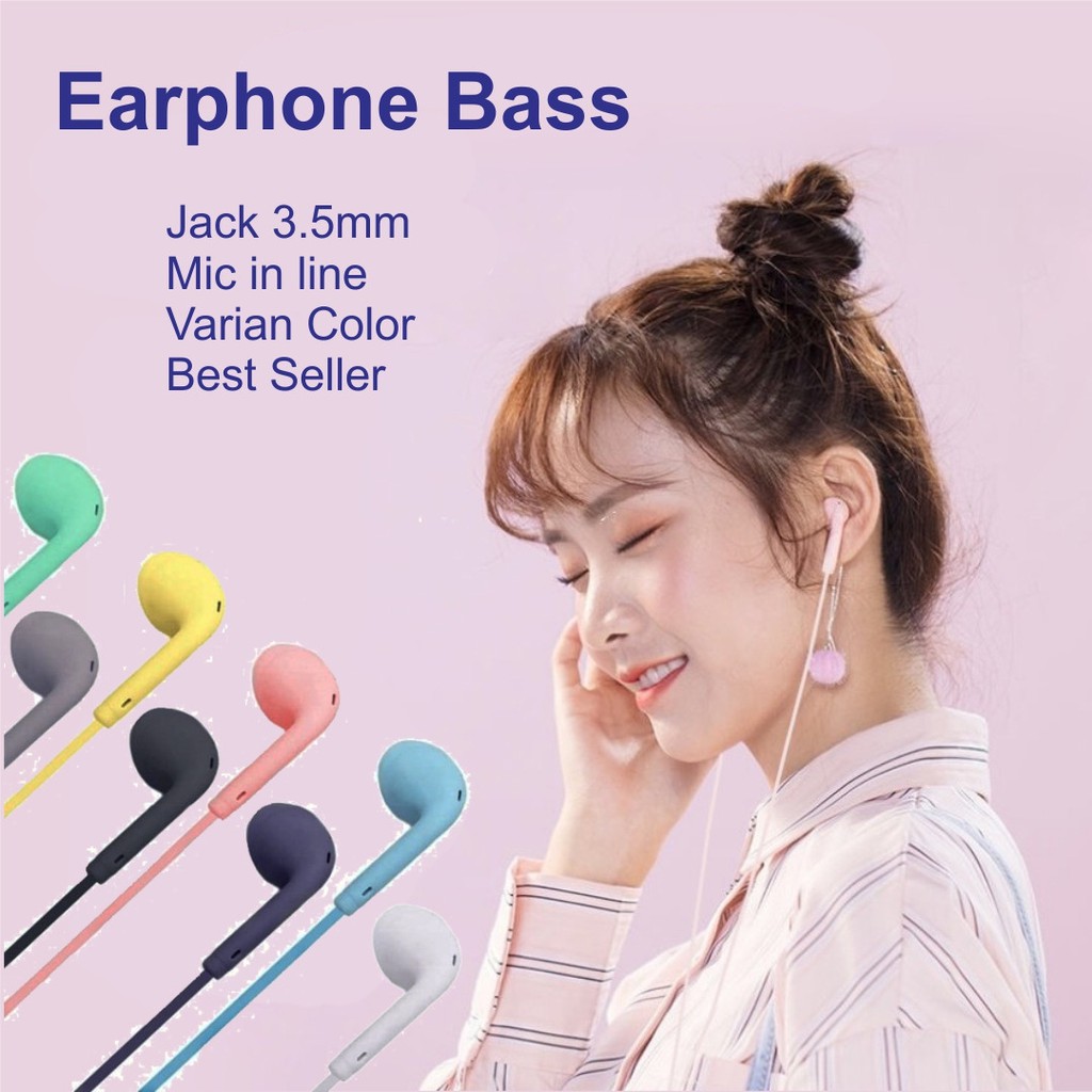 HEADSET EARPHONE MACARON U19