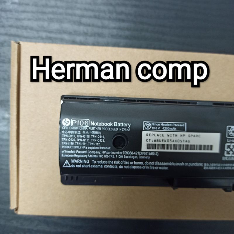 Original Baterai HP HSTNN-LB4N HSTNN-LB4O HSTNN-YB4N PI06 PI09