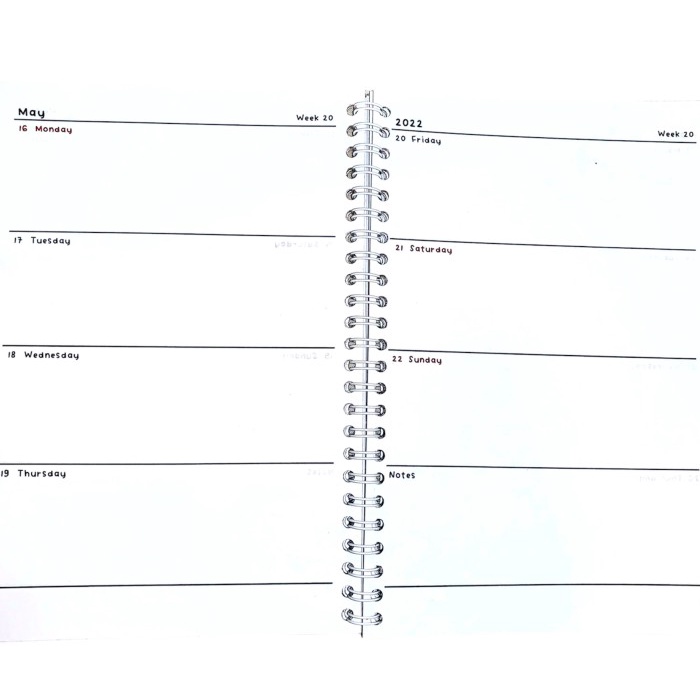 

Trendi Weekly Monthly Planner Agenda 2022 - Schedule Book (You Are Amazing) Murah