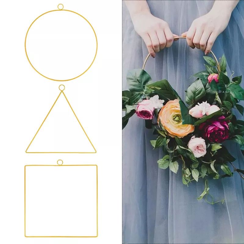 ring besi bulat, besi kotak, besi segitiga, dekorasi, kerajinan tangan