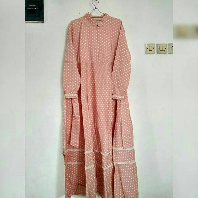 Sabila Polka peach Atelier Angelina AA