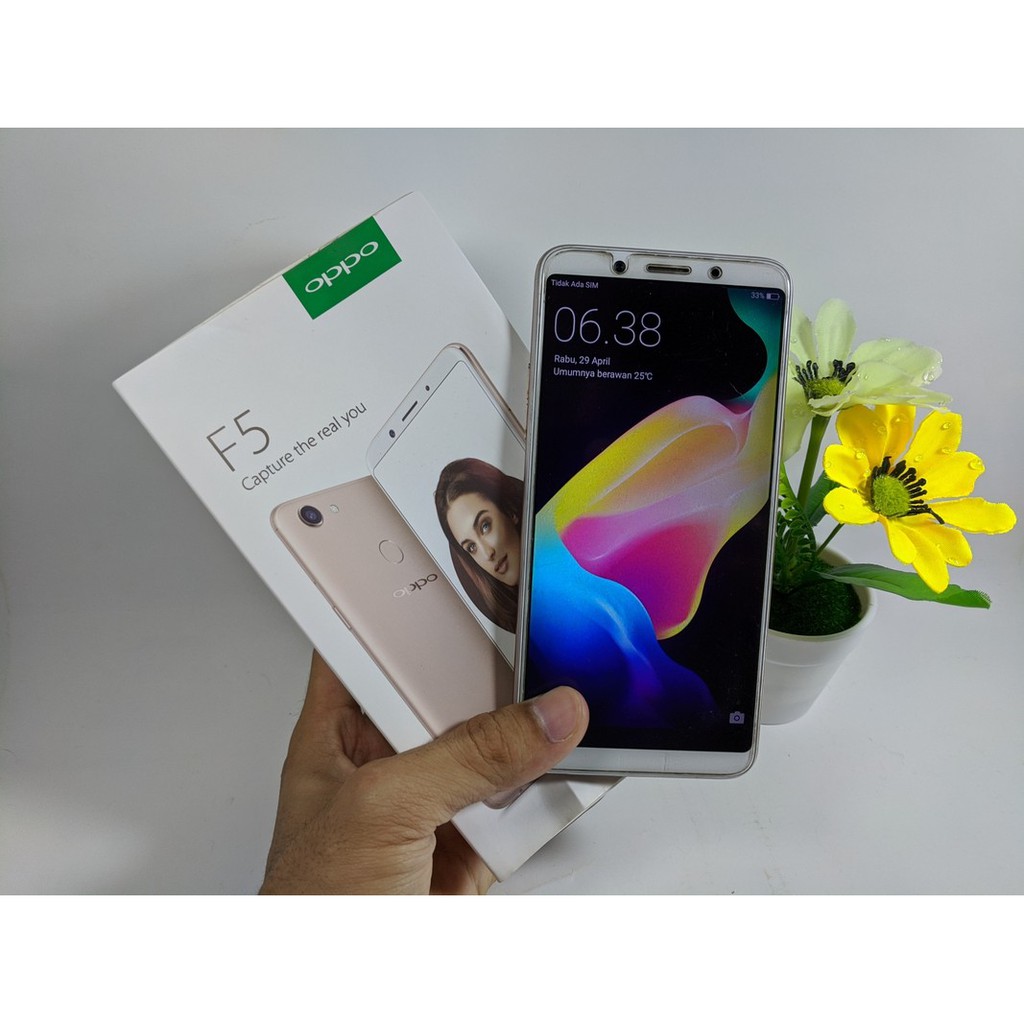 MURAH.. Oppo F5 RAM 4GB 32GBGB Bekas Fullset (No Minus)