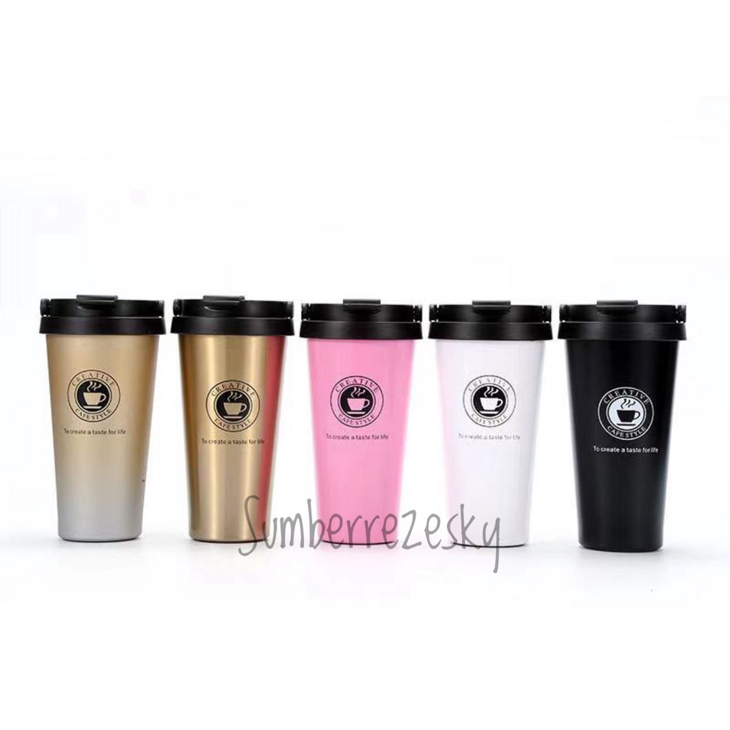 Termos Coffe Terbaru 500ML / TERMOS KOPI500ML VACUM STAINLESS PLUS SARINGAN / TERMOS COFFEE 500ML