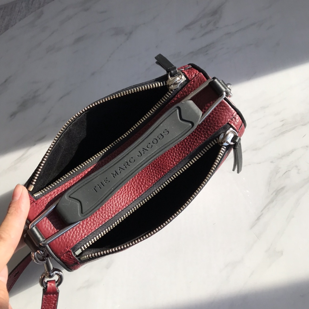 [Instant/Same Day] m-j   MJZTB01  handbag shoulder bag messenger bag new grain cowhide double zipper