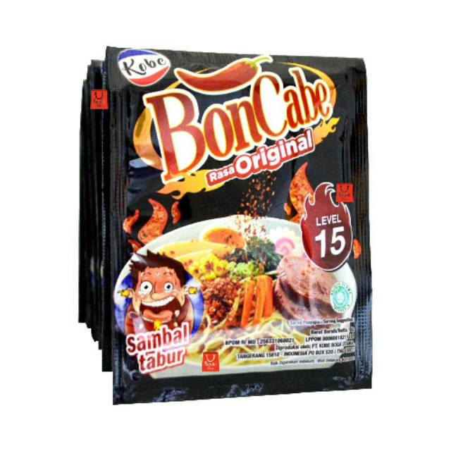 

Sambal tabur Boncabe level 15 / sambal tabur renceng isi 12 pcs