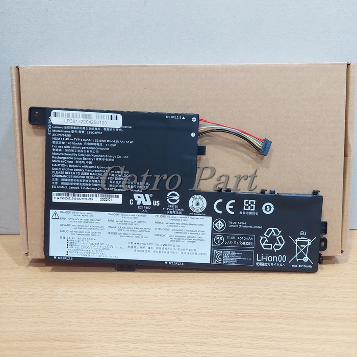 Baterai Lenovo Flex 4-1580 Flex 4-1480 Flex 4-1470 L15L3PB0 L15C3PB1