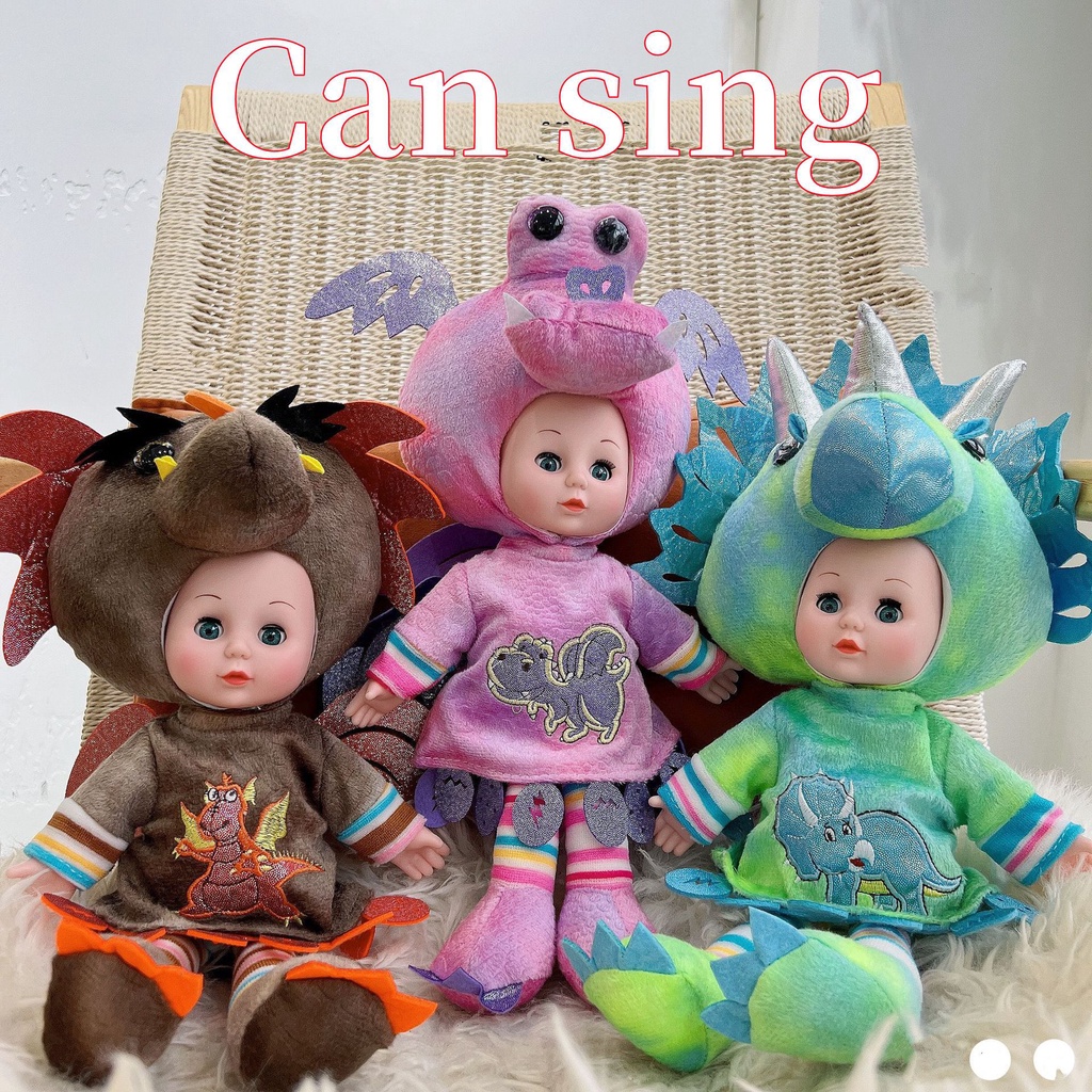 Mainan Fun And Musical Boneka Dinosaurus 16&quot; Singing Untuk Anak