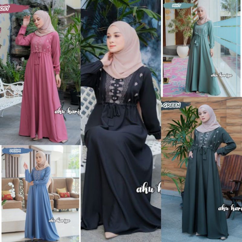 GAMIS DRESS BAJU WANITA PAKAIAN WANITA ATASAN FASHION MAKASSAR