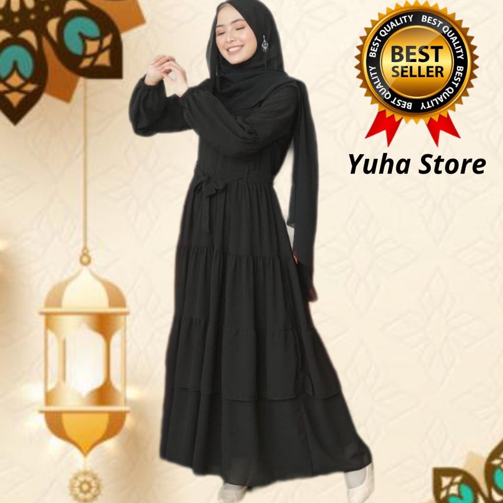 Belani Maxi Gamis Polos Remaja Dress Muslim Wanita Terlaris