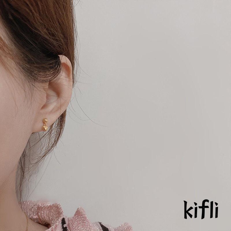 Anting Bentuk Hati Kecil Desain Niche Untuk Wanita