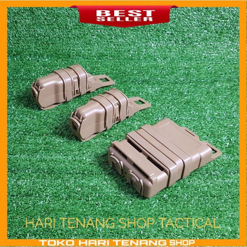 HOLSTER MAGAZINE MOLLE 3 IN 1 COKLAT