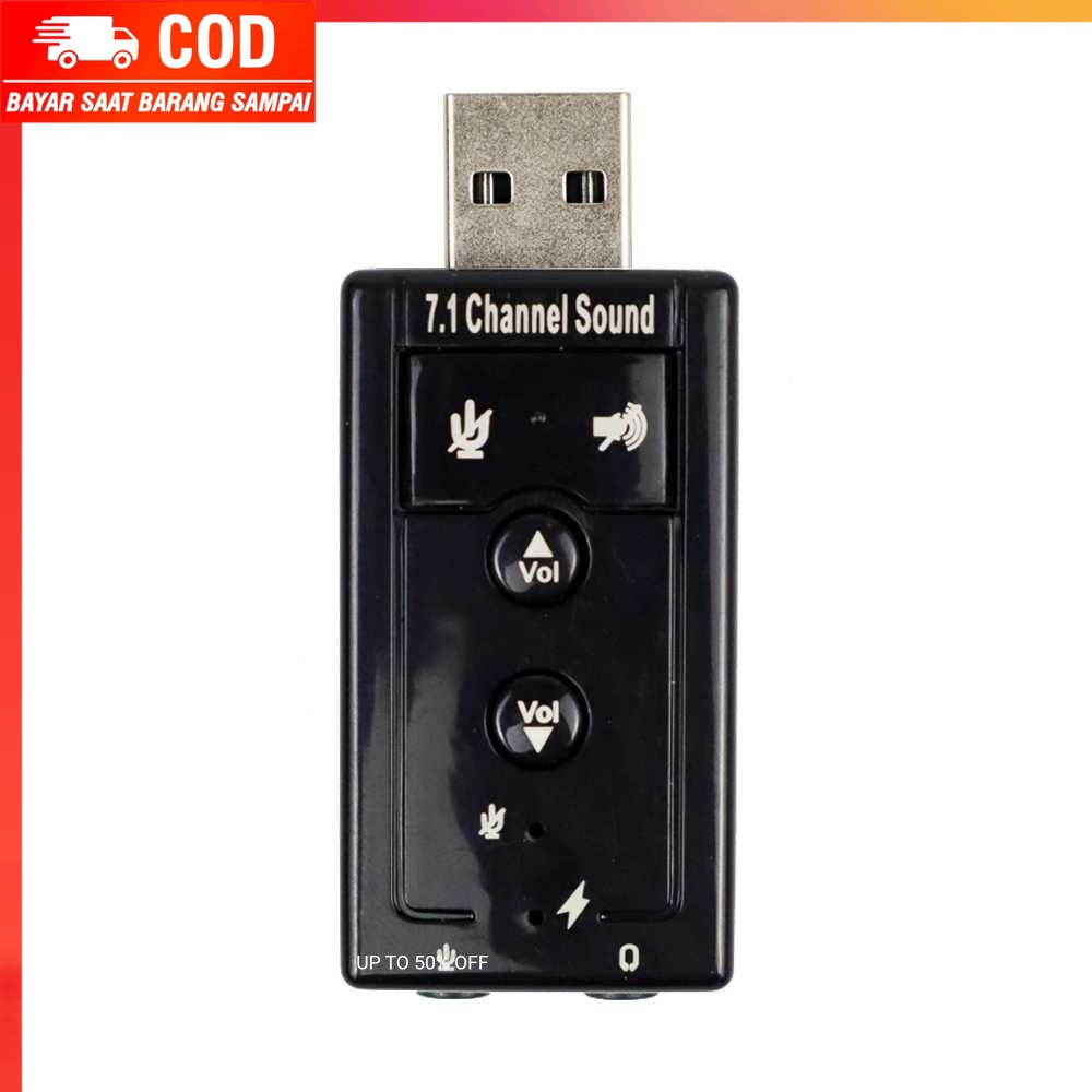 Taffware USB 7.1 Channel Sound Card Adapter - TC-03