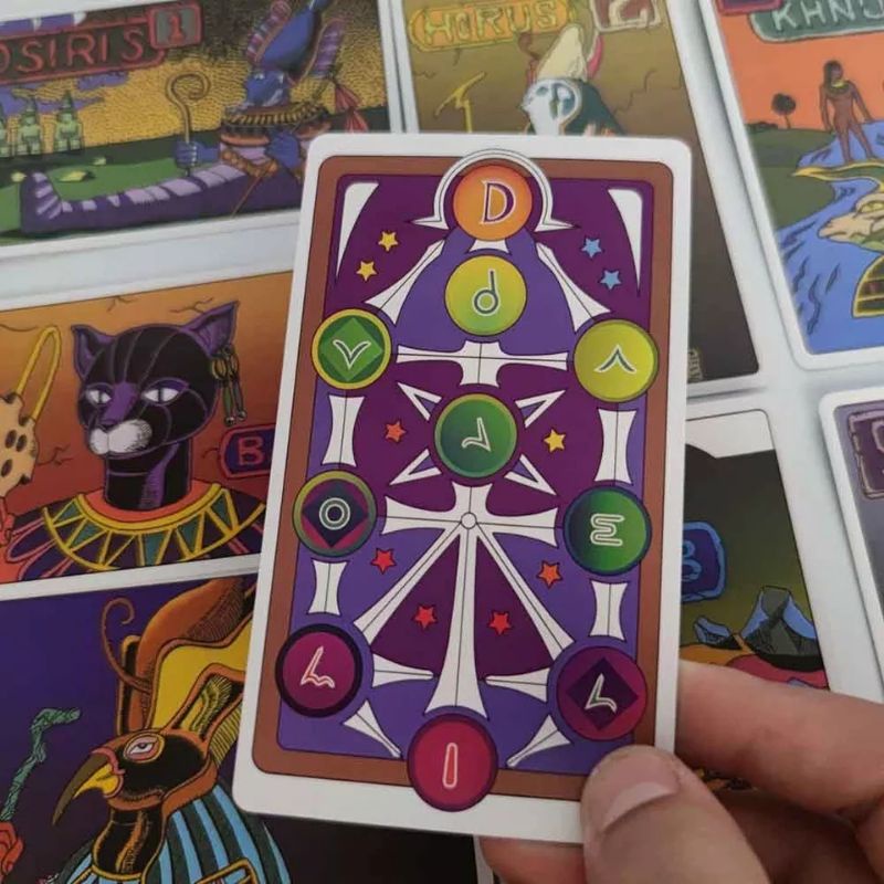 Jojo's Tarot and The Nine Gods cards