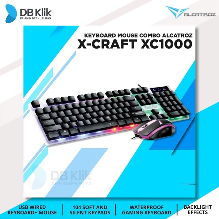 Keyboard Mouse Alcatroz X-Craft XC1000 (Alcatroz XCraft XC 1000)