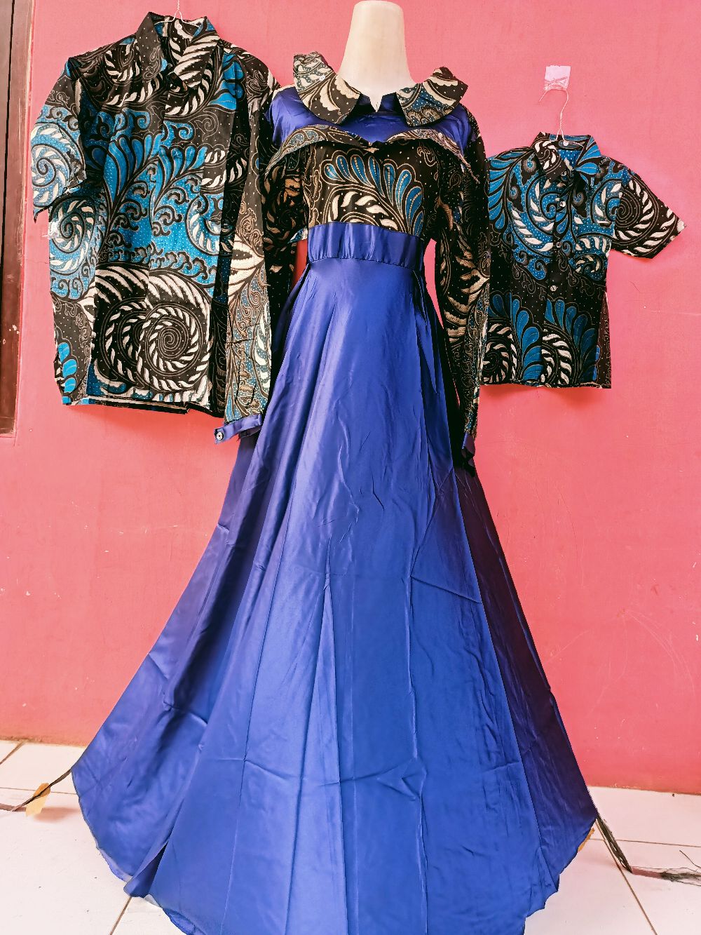 Couple Batik Keluarga Gamis Lonceng Model Jazz Gamis Jazzy Couple Gamis Batik Kerah Jazz Batik Murah