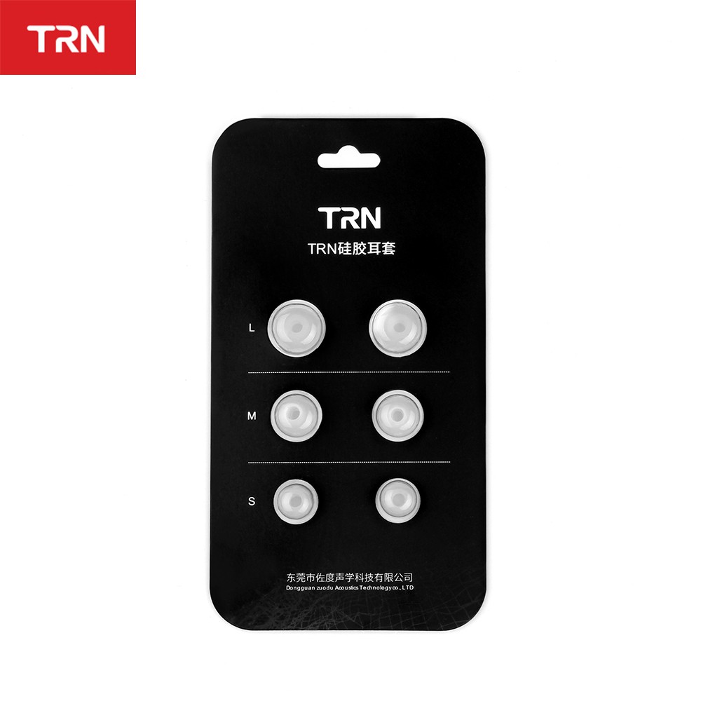 TRN Ear Tips 3 Pairs (6pcs) Silicone Eartips for KZ TRN CCA Earphone