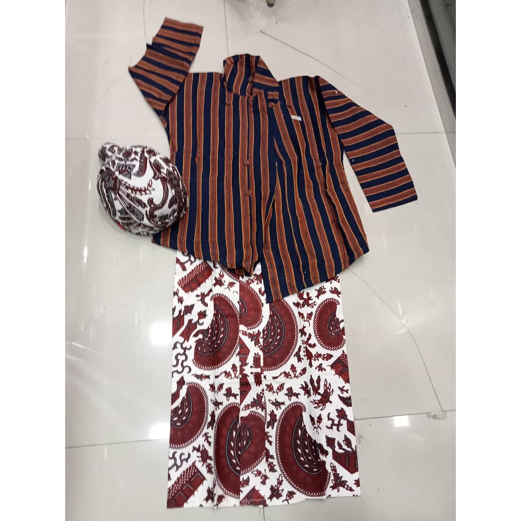 Baju Adat Jawa Anak Laki-laki TK/Paud
