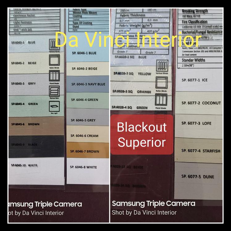  Roller  Blind  Spring Blackout Shopee Indonesia