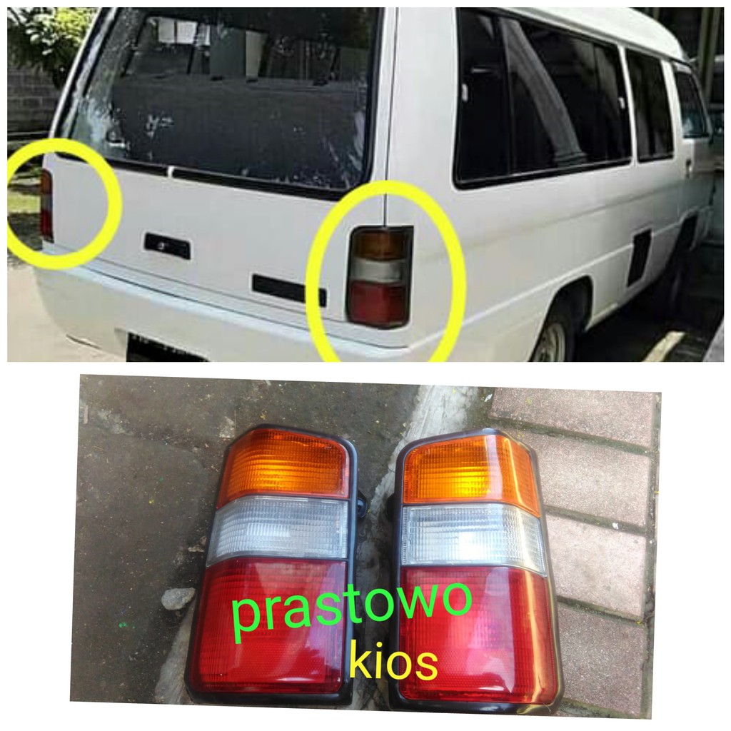 Lampu stop stoplamp belakang L300 carry Futura colt T120ss minibus stesen wagon set