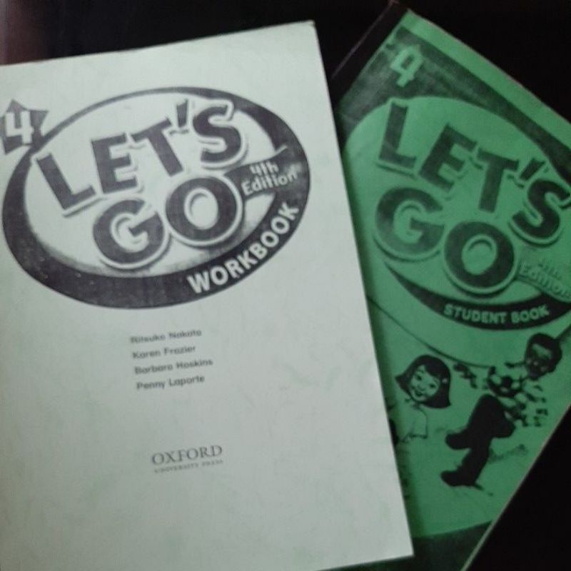 

buku bahasa inggris LET'S GO 4 WORKBOOK AND STUDENT BOOK