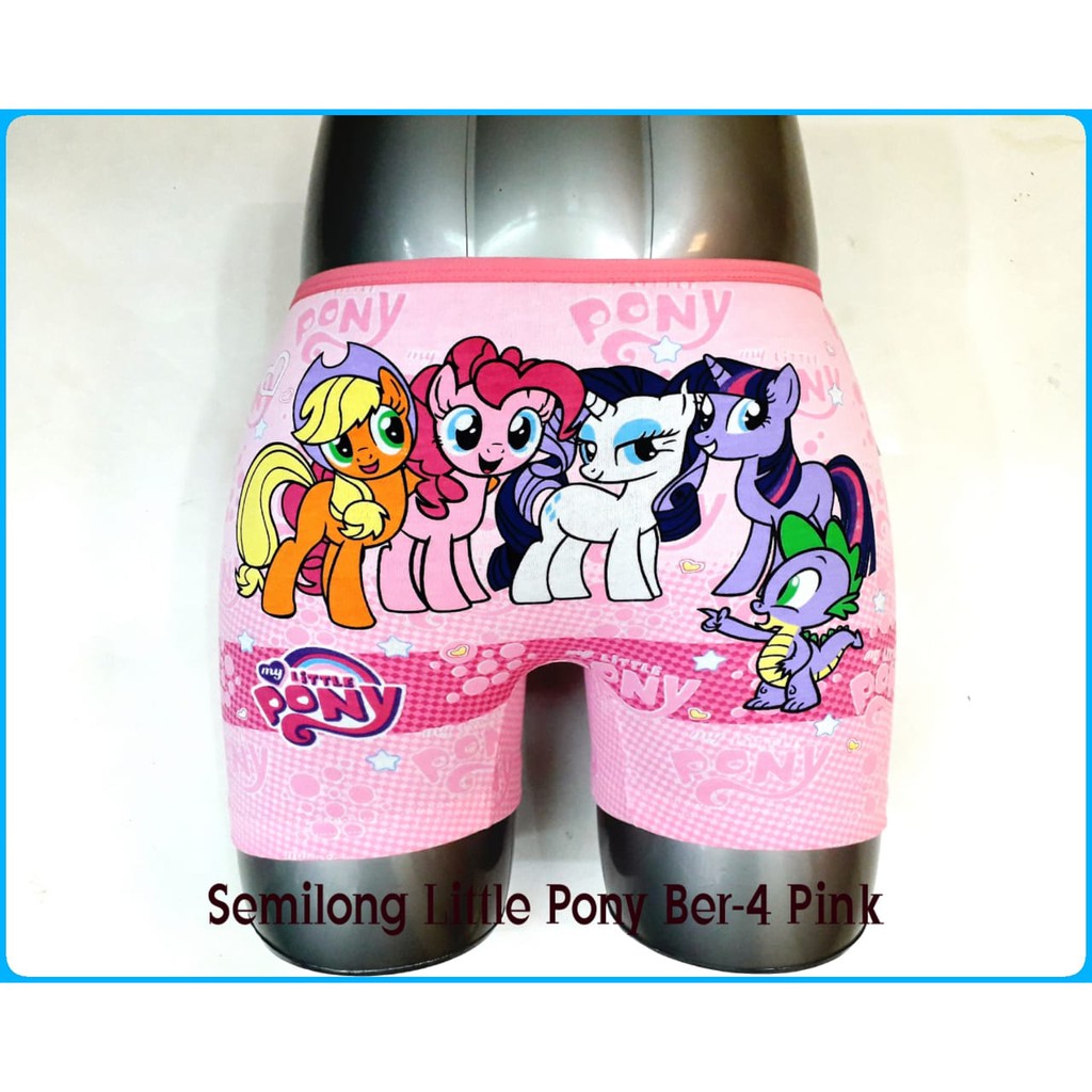 Celana Dalam Anak Perempuan Semilong Kuda Pony Pink