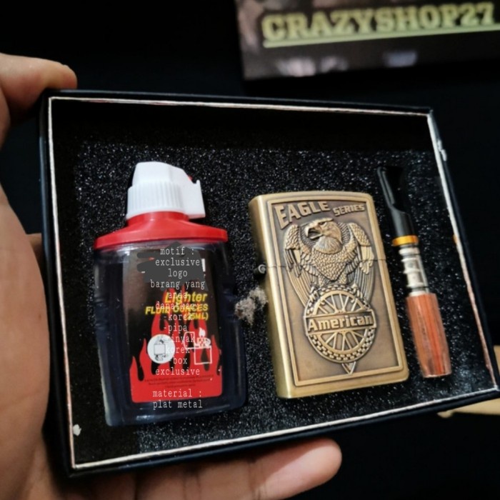Korek Zippo Full Set 3677 / Smoking Set / Zippo