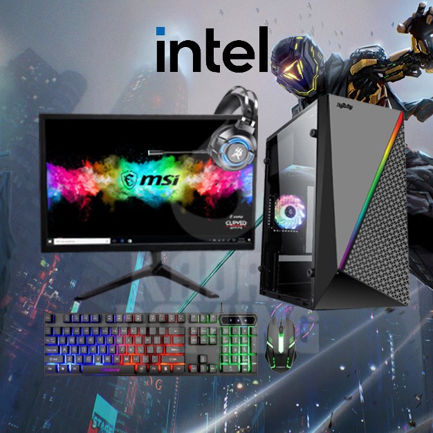 MAGSIX ELITE - PC Intel Core i5 VGA GT 635 Gaming Design Komputer Fullset Siap Pakai