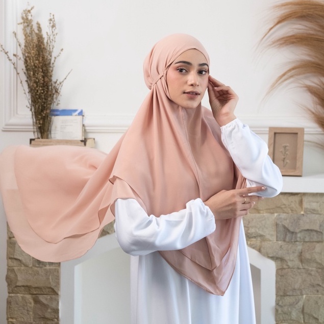 Khimar Raya Collection | Ceruti Babydoll Premium Instan 2 Layer Mewah dan Nyaman