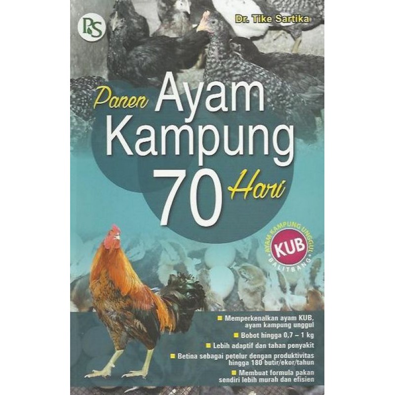 BUKU AGRIBISNIS PANEN AYAM KAMPUNG 70 HARI