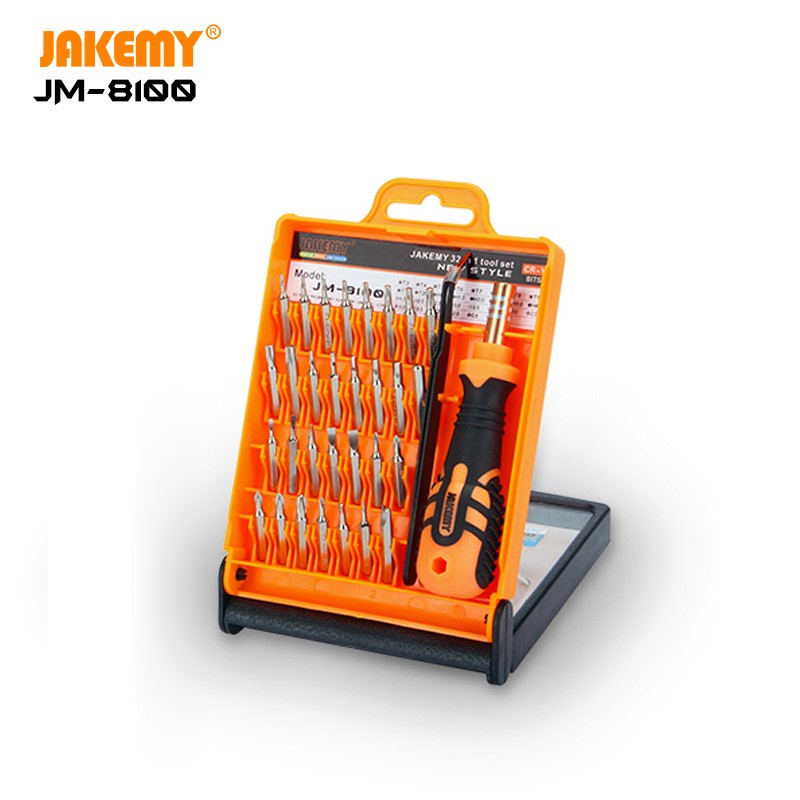 ( OBENG SET ) Jakemy 34 in 1 Obeng Set - JM-8159 Screwdriver Set / Obeng Alat Reparasi Perbaikan Elektronik / Obeng serbaguna