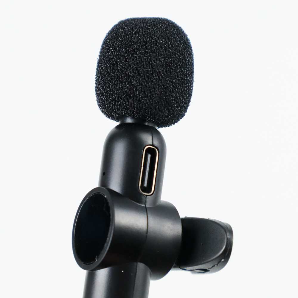 PROMO Mic HP Microphone HP Wireless Lavalier Lapel Microphone Vlogger Android USB Type C &amp; ios USB Lightning mic vlog hp Mic hp youtuber Mic external hp mic handphone microfon youtuber microphone bluetooth vlog mic hp youtuber mini 7RSKBXBK 7RSKBWBK