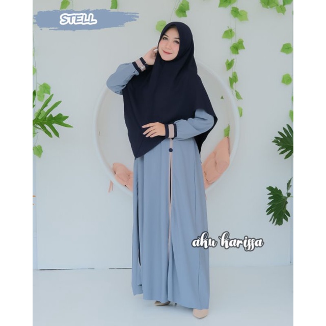 AMEENA Syar'i Ori By AKU KARISSA/Gamis Aku Karissa/Gamis Set Hijab-Stell