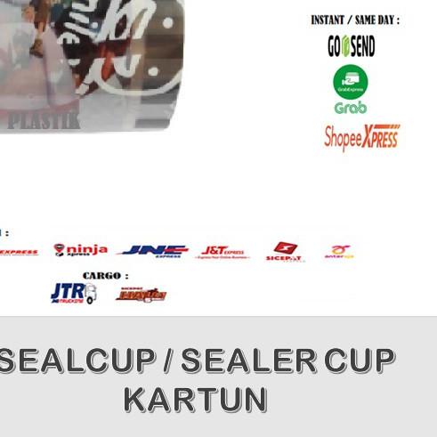 

PLASTIK LID CUP SEALER CUP KARTUN 1000CUP SEAL CUP / PLASTIK SEALER CUP KARTUN