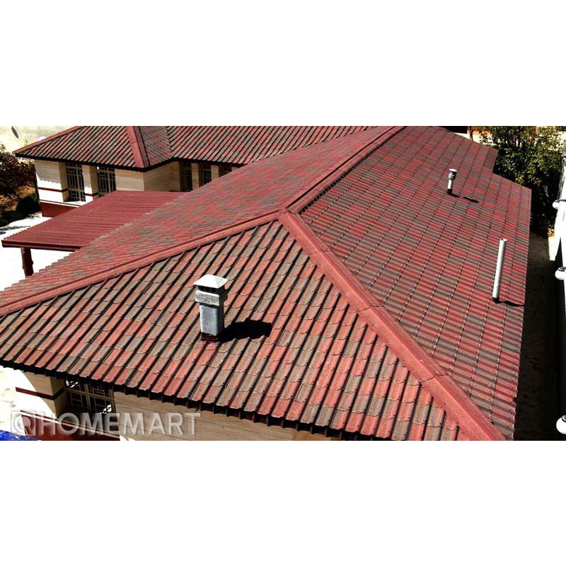 genteng onduvila rangka baja ringan terpasang